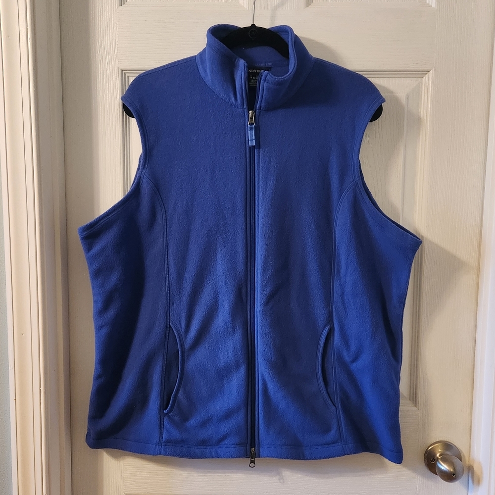 Lands' End fleece vest